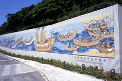 壇ノ浦の合戦壁画